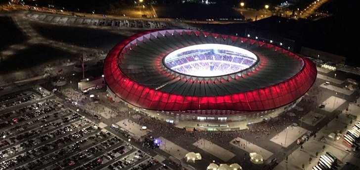 El Wanda Metropolitano, un negocio que ya supera los 50 millones de euros al año